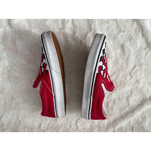 Vans red drip clearance checkerboard