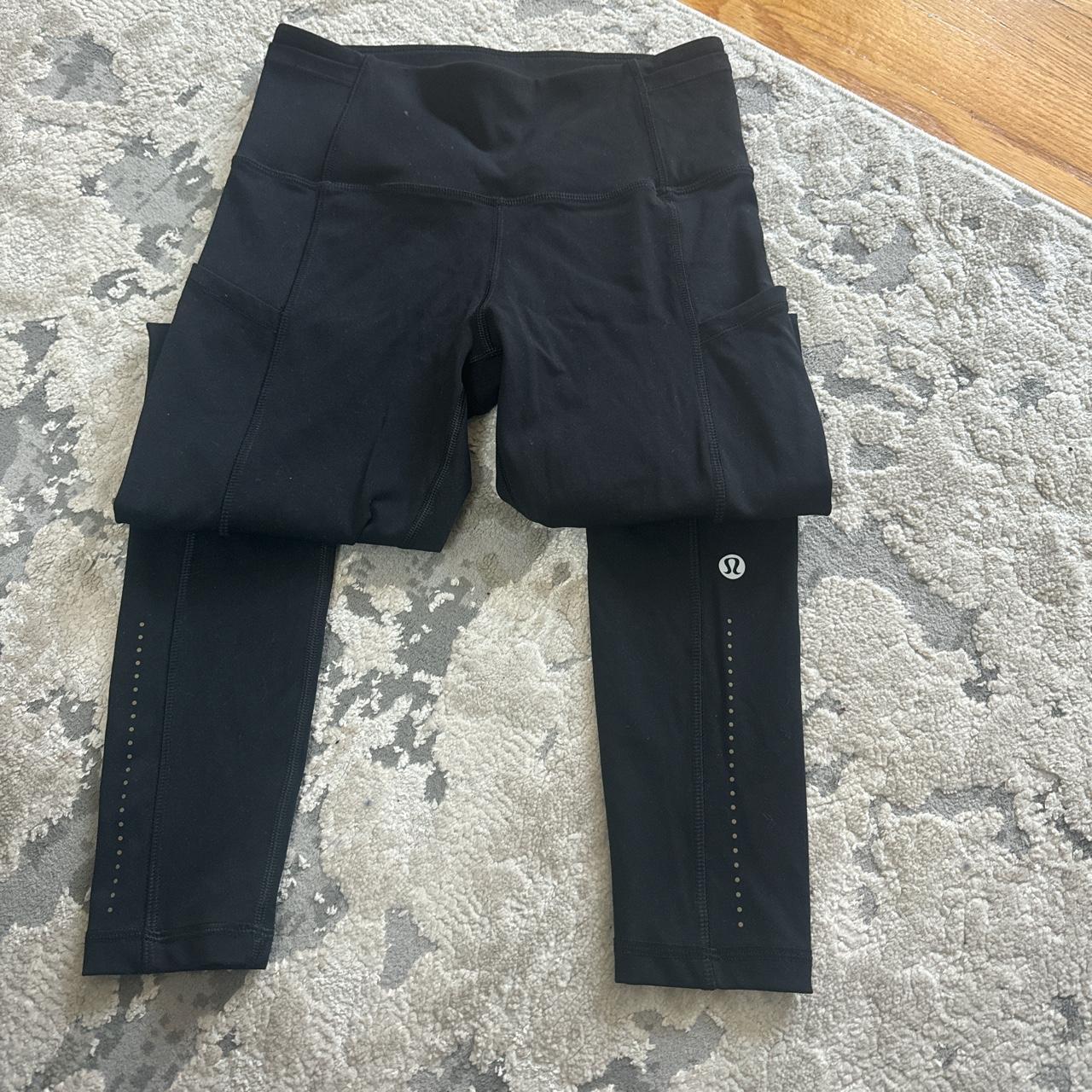 Lululemon “fast and free” leggings with pockets and - Depop