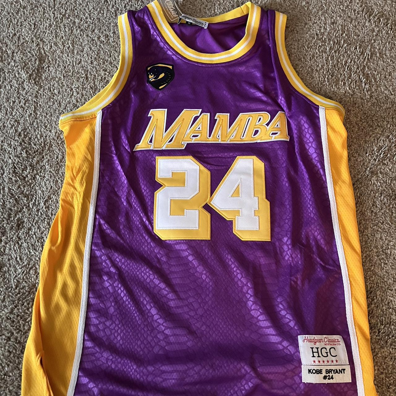 Real authentic Lakers adidas 24 Kobe Bryant Jersey - Depop