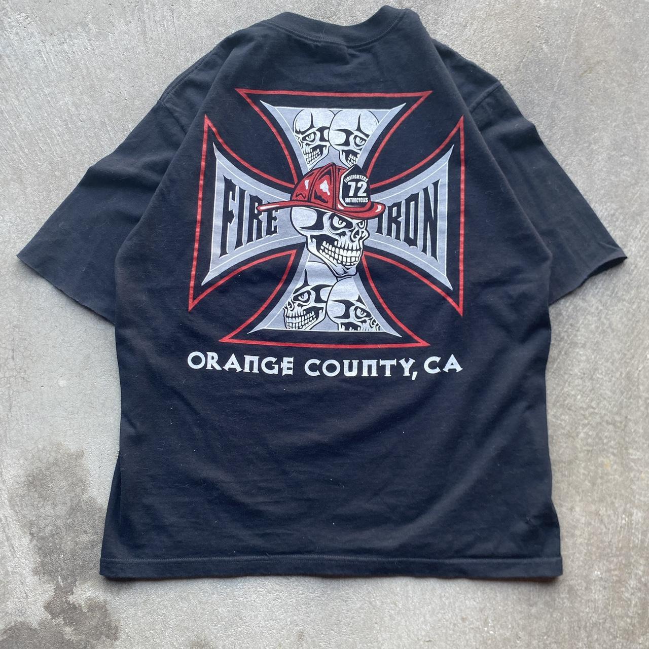 orange county choppers y2k shirt Depop