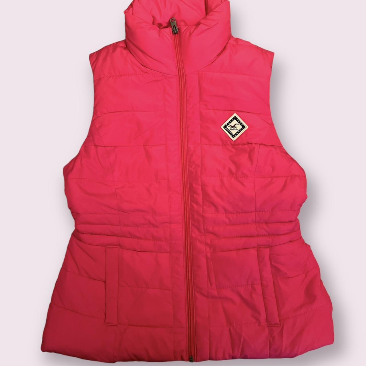 Hollister Women s Sherpa lined Vest in Pink XS