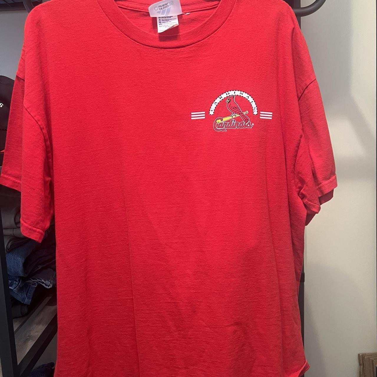 Men St Louis Cardinals Short Sleeve Crew Neck T - Depop