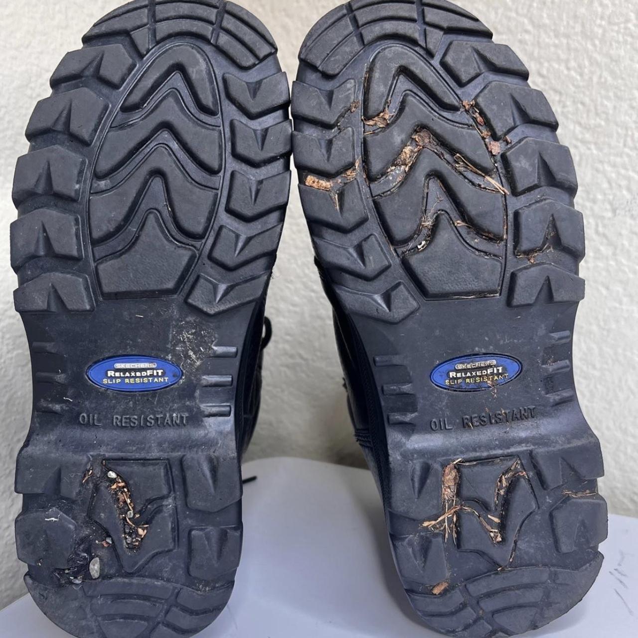 Skechers relaxed fit work on sale boots