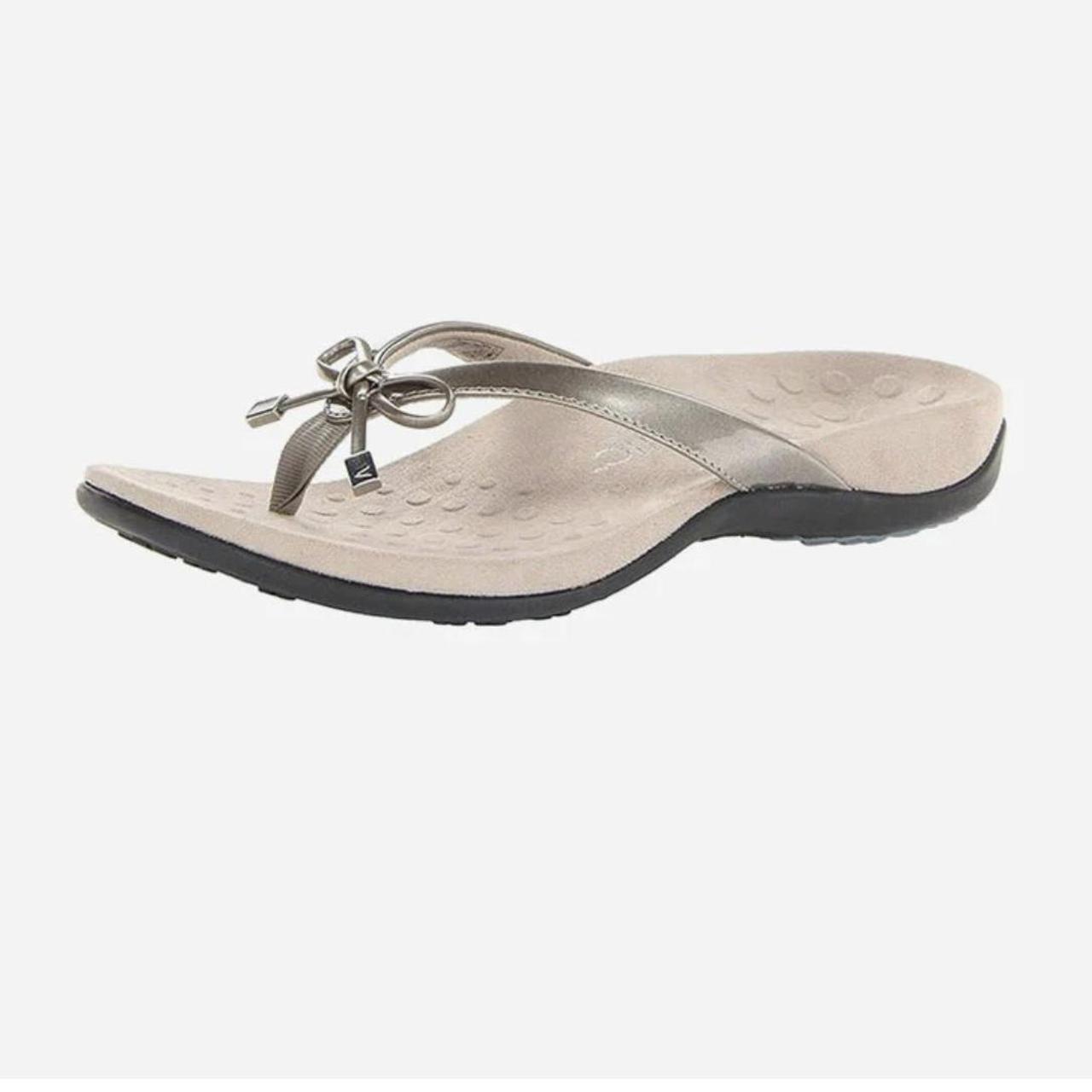 vionic bella bow flip flop