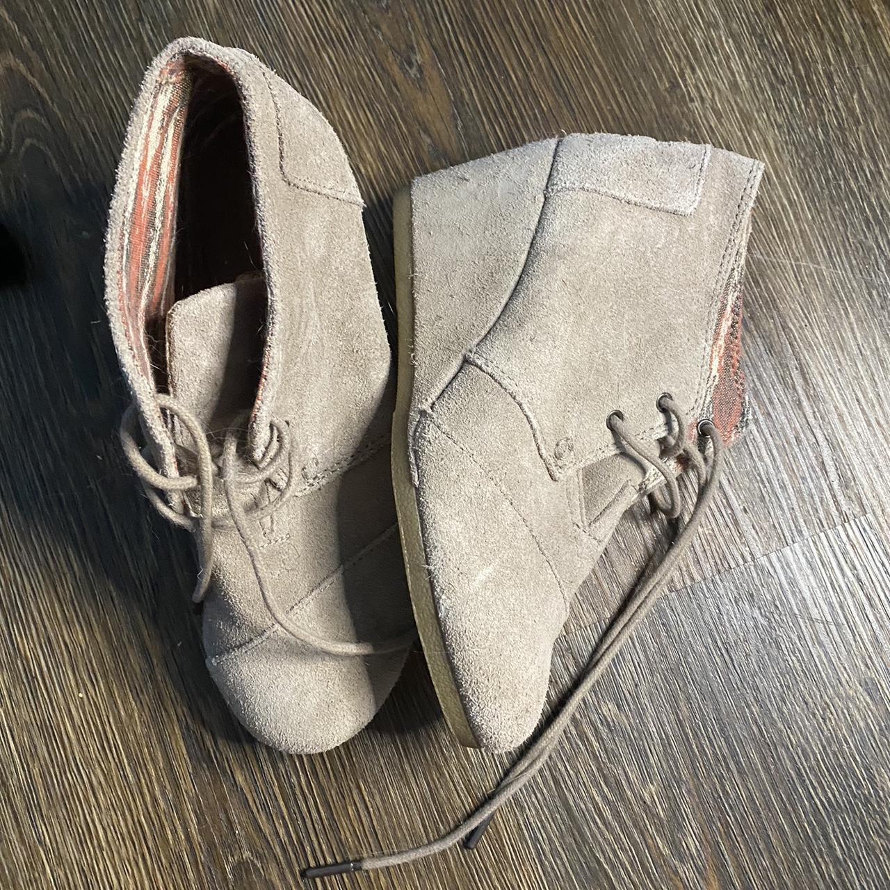 toms leather booties
