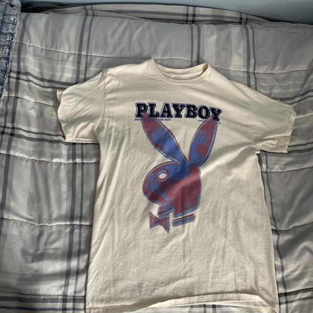 100% cotton Playboy pop-art tshirt. classic playboy - Depop