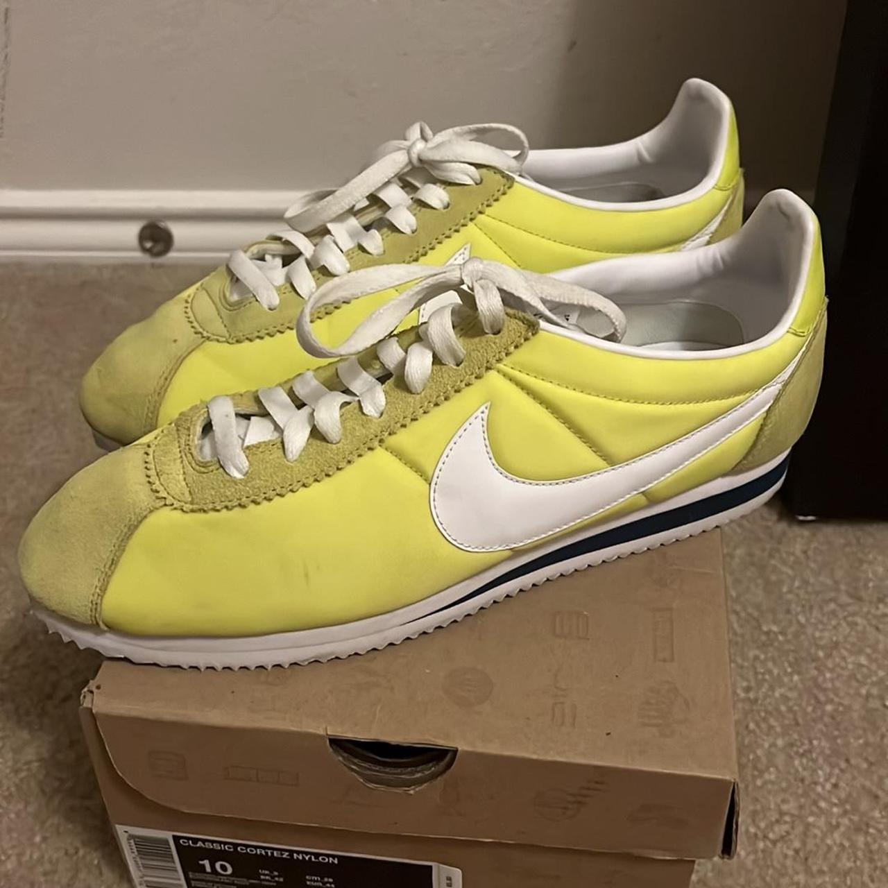 Nike classic cortez nylon womens outlet yellow