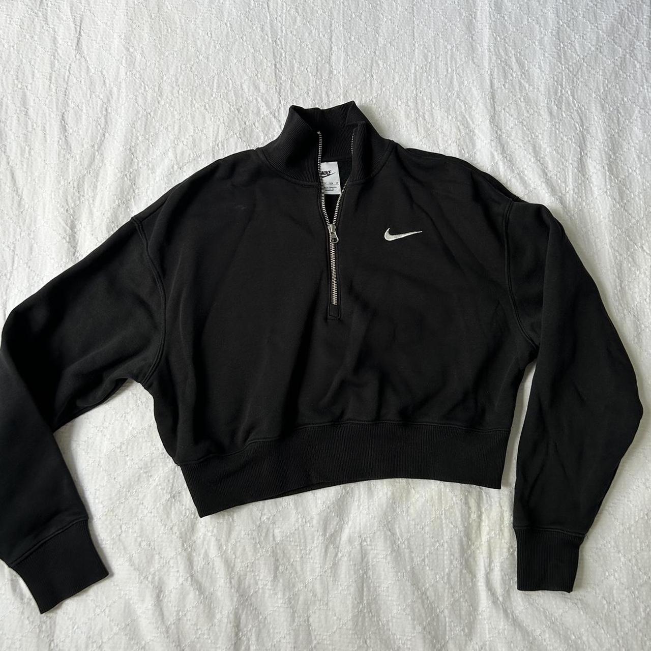 cropped sweater nike