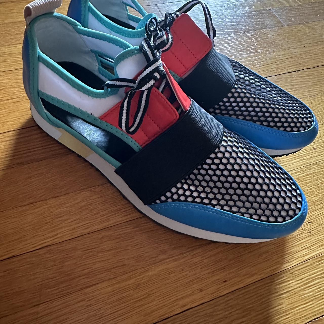 Steve Madden Arctic Sneakers Multi Color Cut Depop