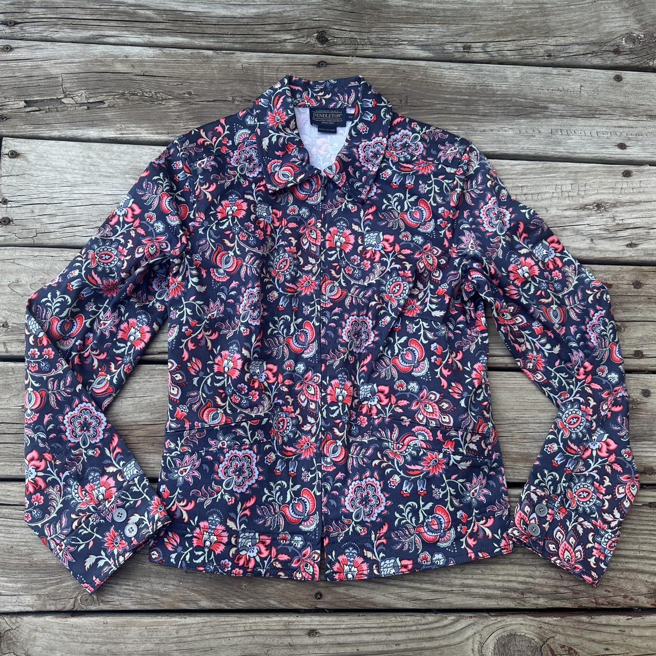 Pendleton Women's Lightweight Jacket - Multi/Blue… - image 1