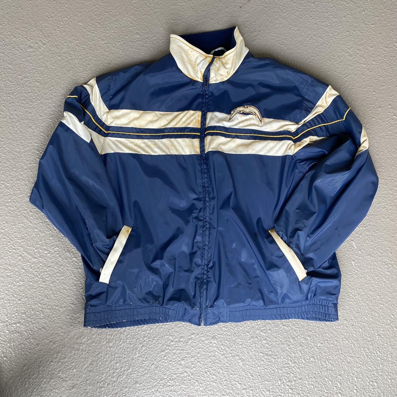 Chargers puffer jacket -Vintage -XL -Send some... - Depop