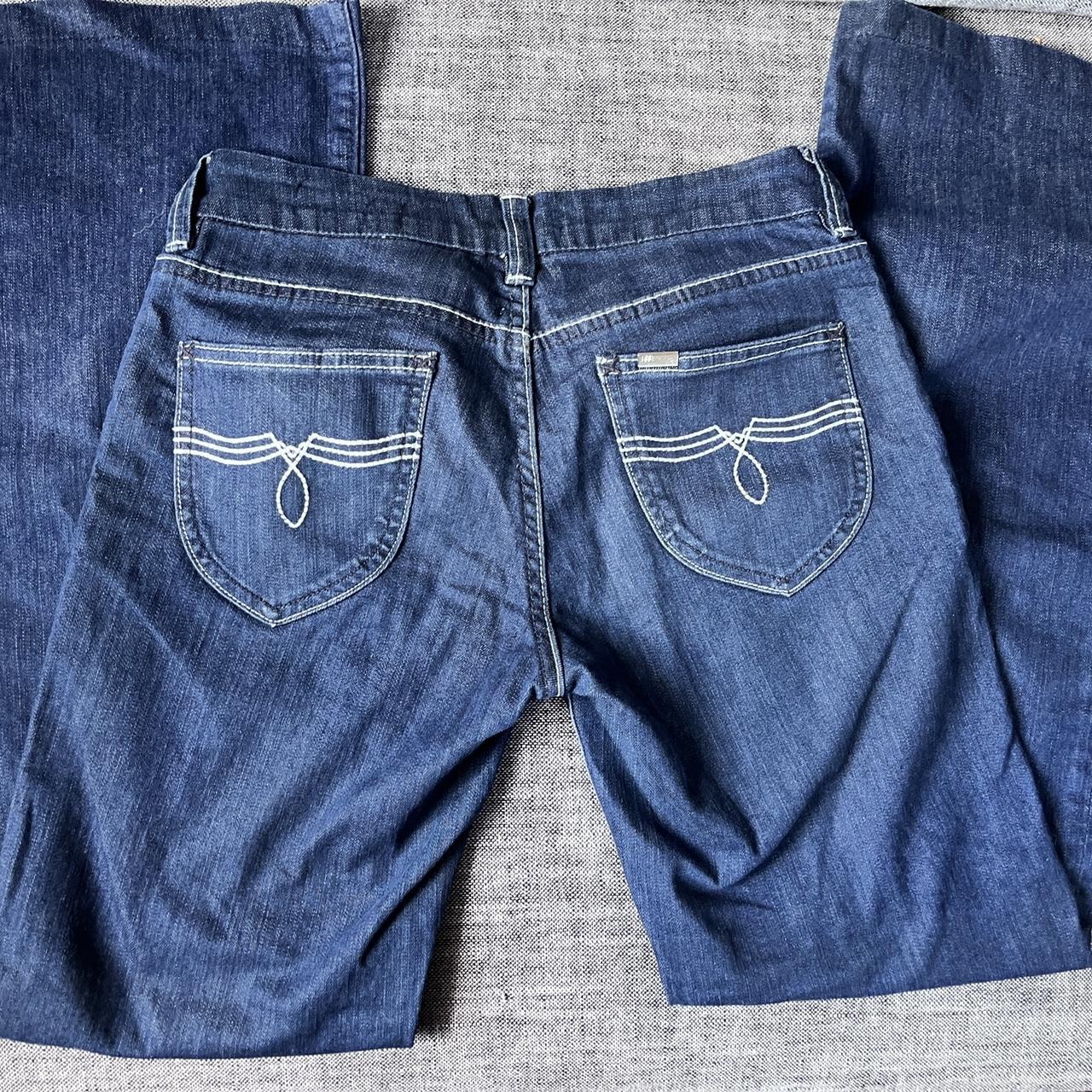 Lee low rise SupaFlare jeans. Says size 9 but... Depop