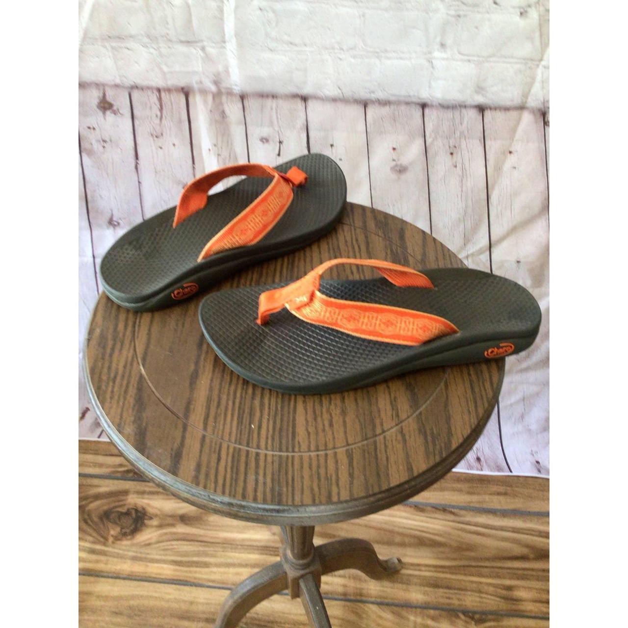 Chaco Women's Brown Leather Flip Flops Thong Sandals Size 8 | eBay