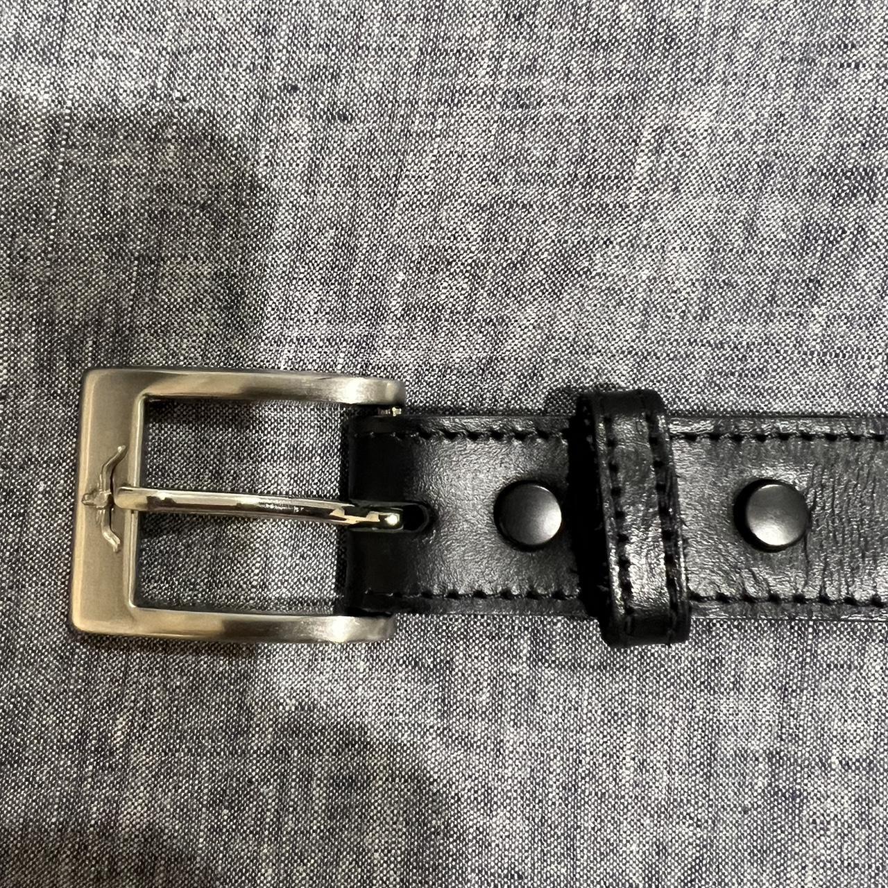 1 x 46inch RM Williams Black Dress Belt, 1.25 inch... Depop