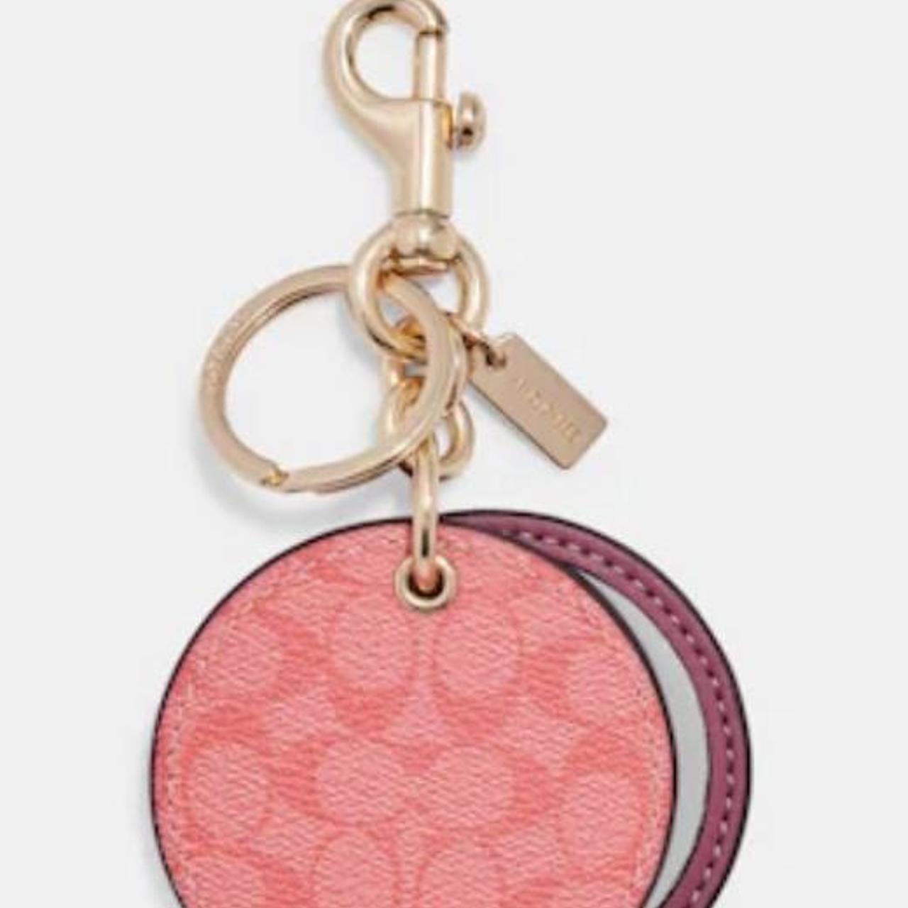 Coach mirror bag online charm