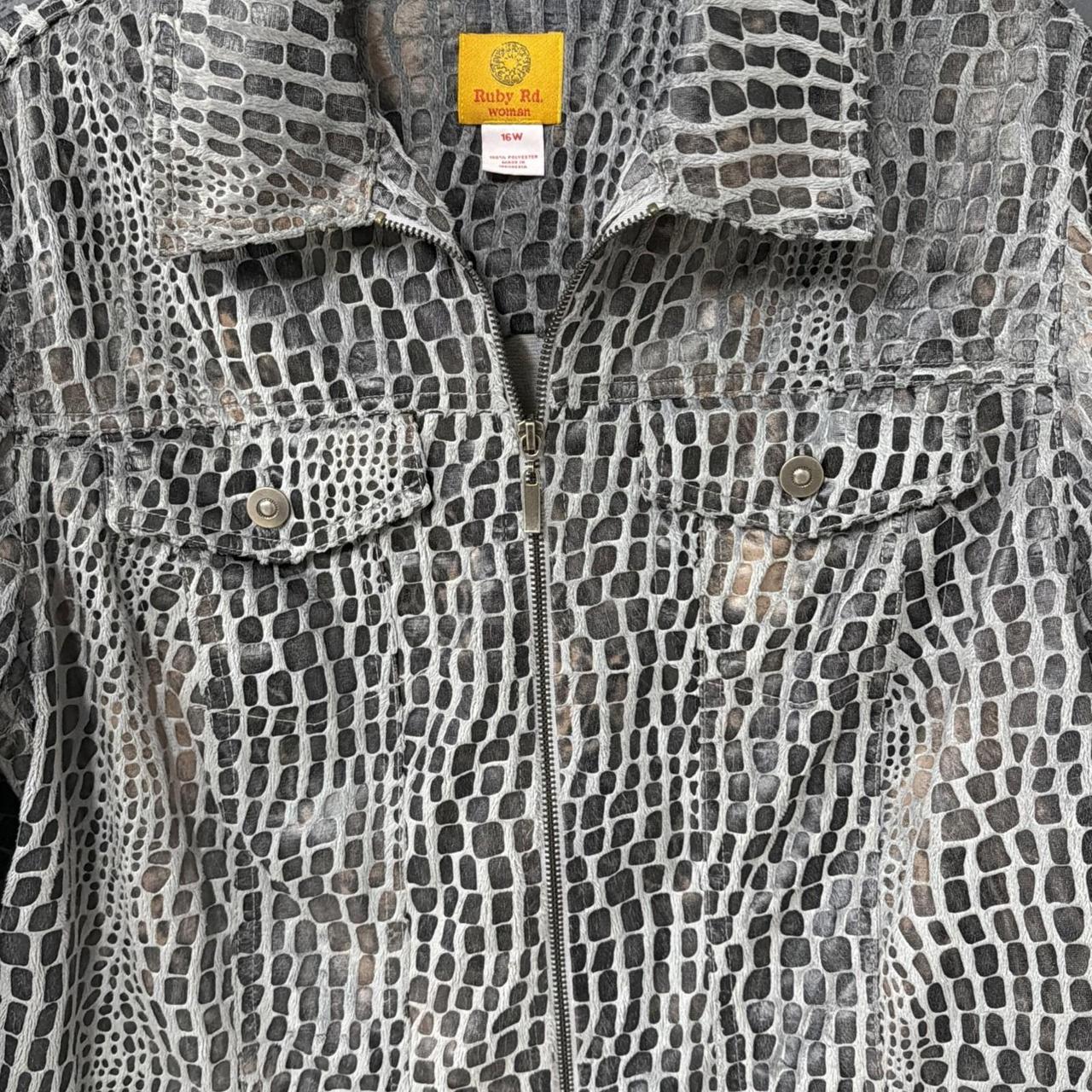 Ruby Rd. Women's Plus size Jacket - Brown - 16 – … - image 3