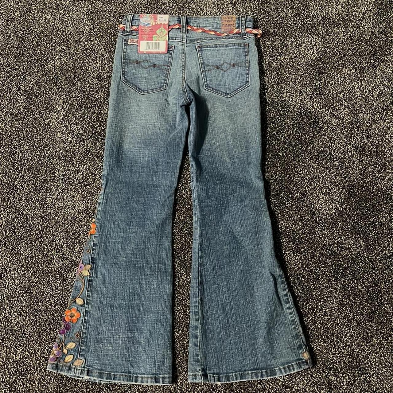 Y2K new with tags Mudd girls jeans. Featuring flare... - Depop