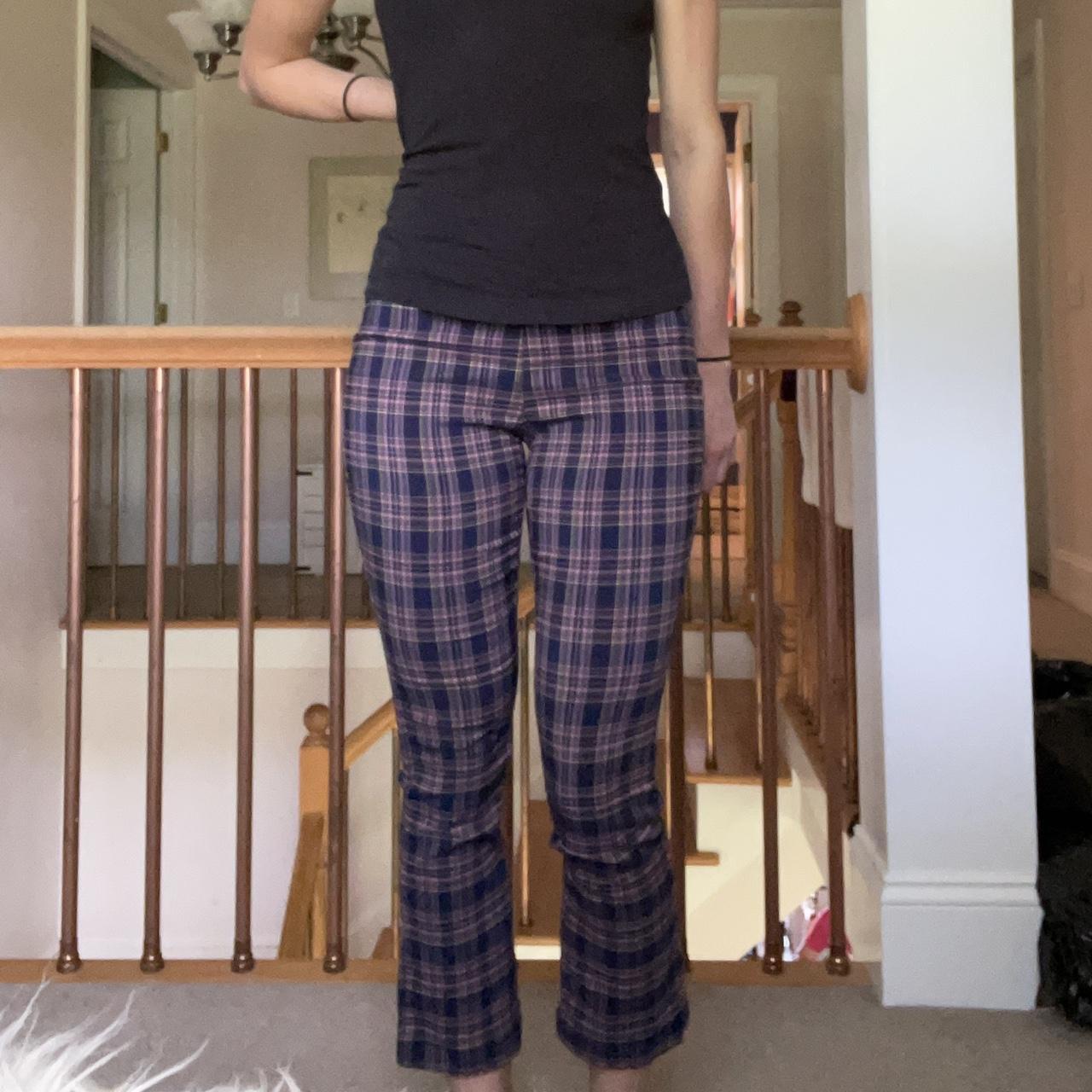Urban Outfitters plaid stretchy mild flare Depop