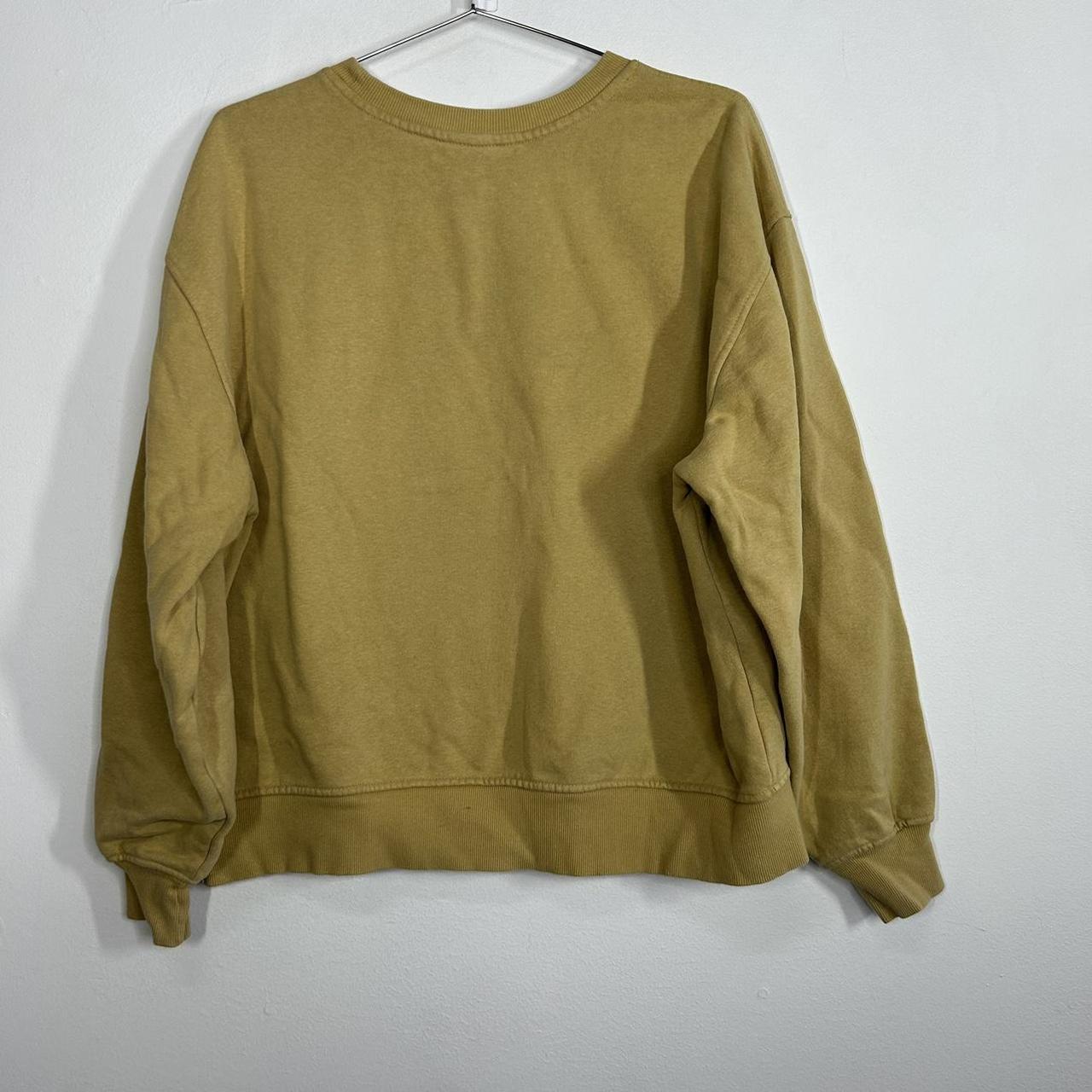 Vintage Y2K tan Northface women’s crewneck... - Depop