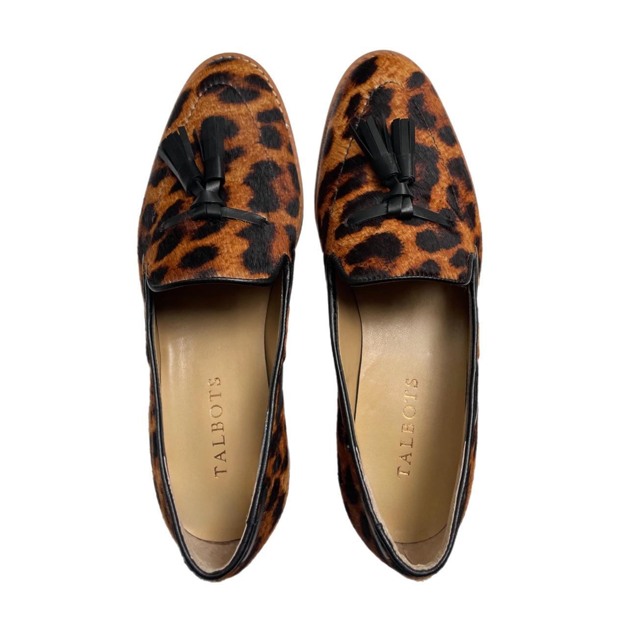 Talbots Calf Hair Loafers Talbots Leighton Tassel Loafers US Depop