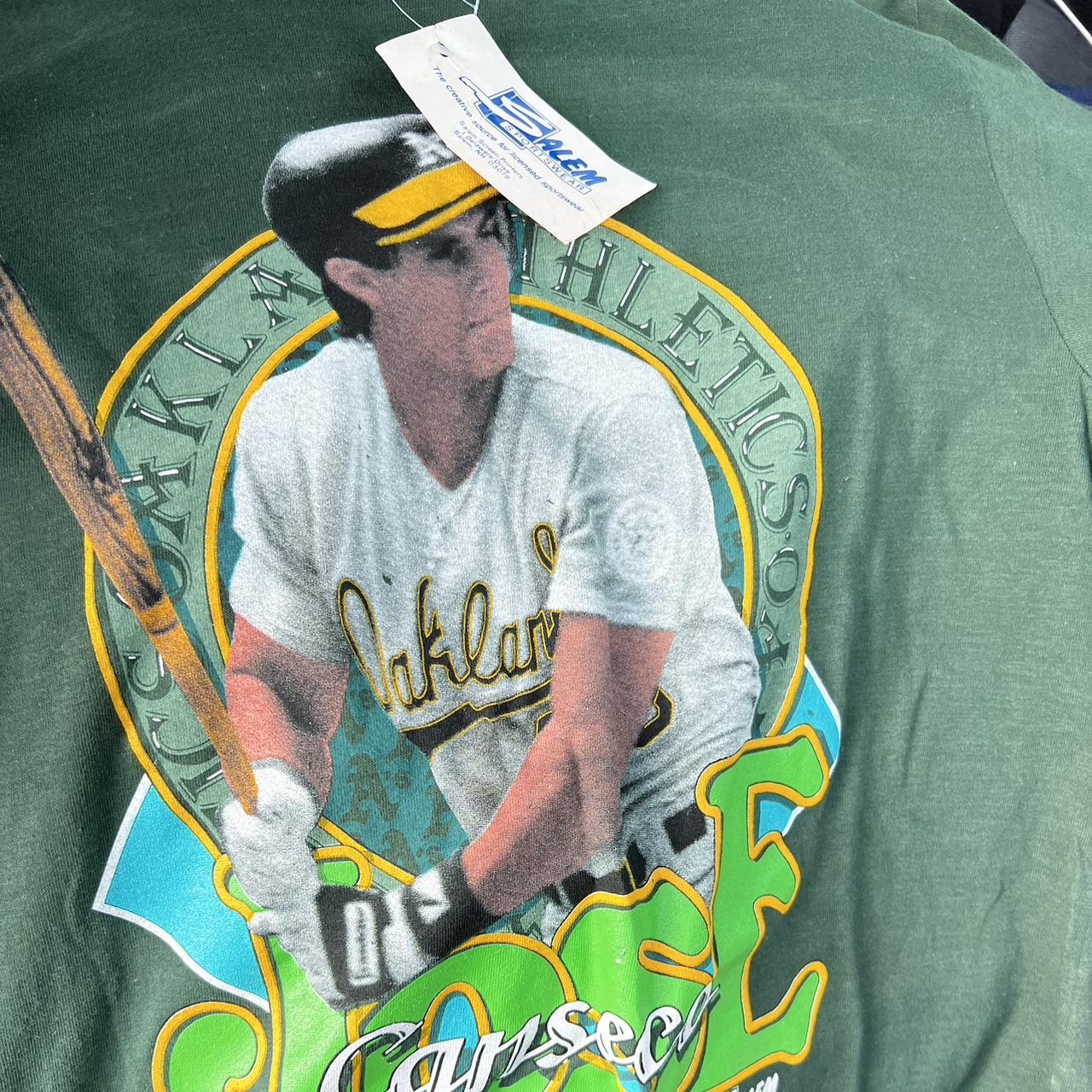 Vintage Oakland Athletics Jose Canseco Salem Sportswear Baseball