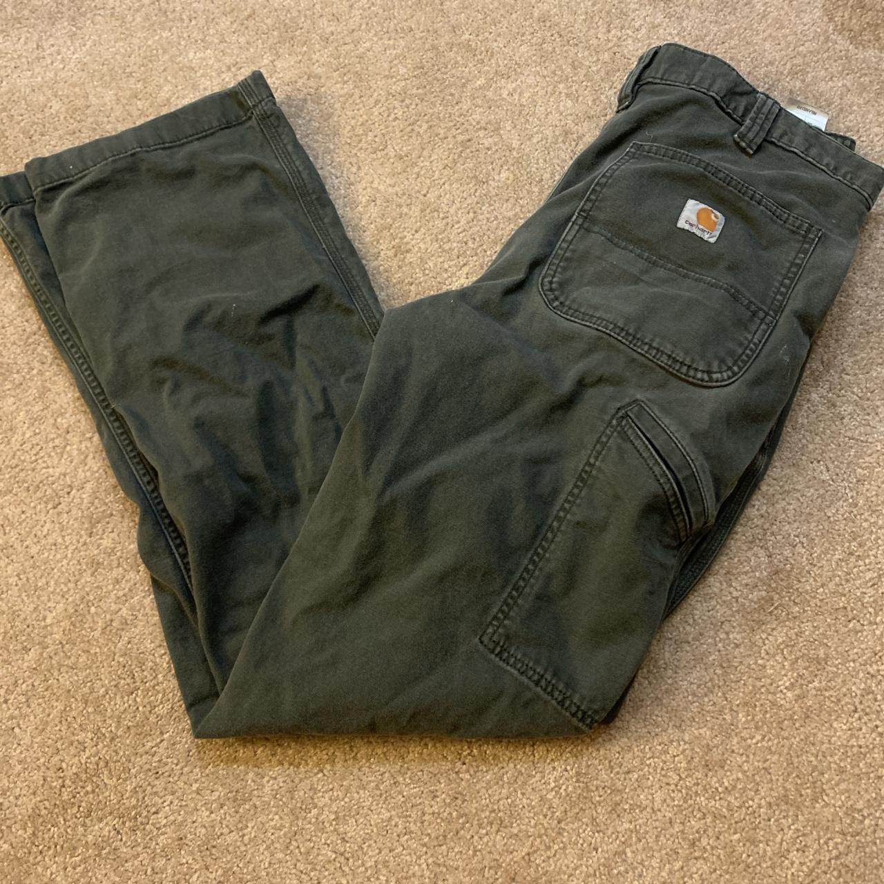 Carhartt Relaxed Fit Pants, Size 34 stains on the... - Depop