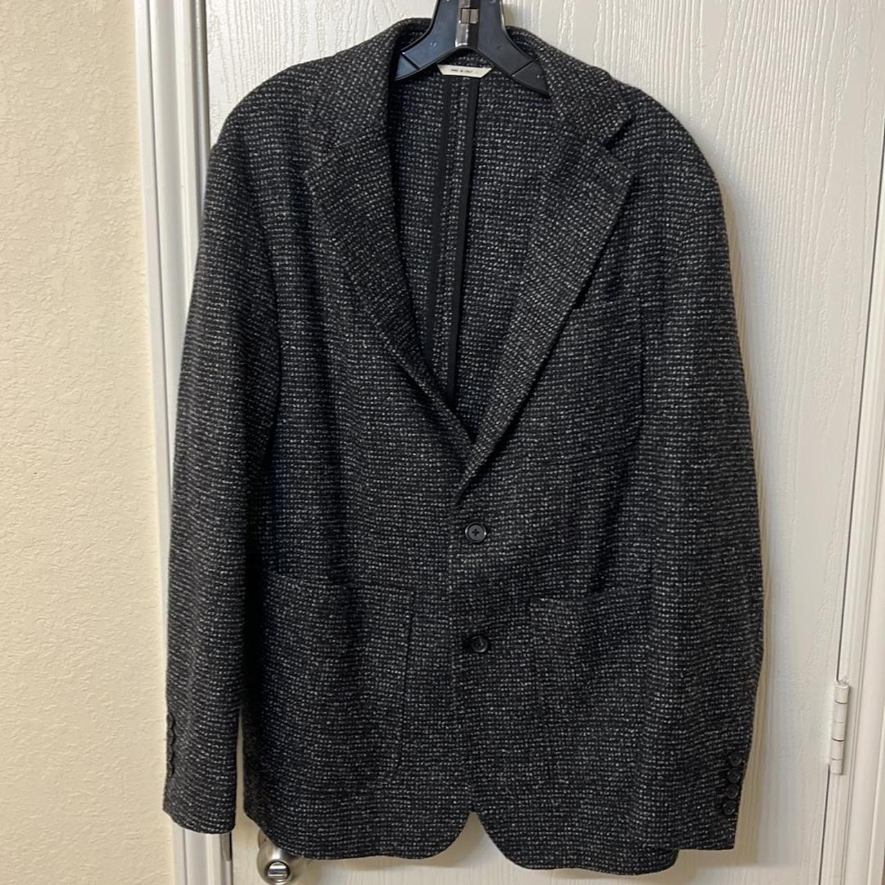 Billy Reid Tweed Wool Sport Coat Blazer Single... - Depop