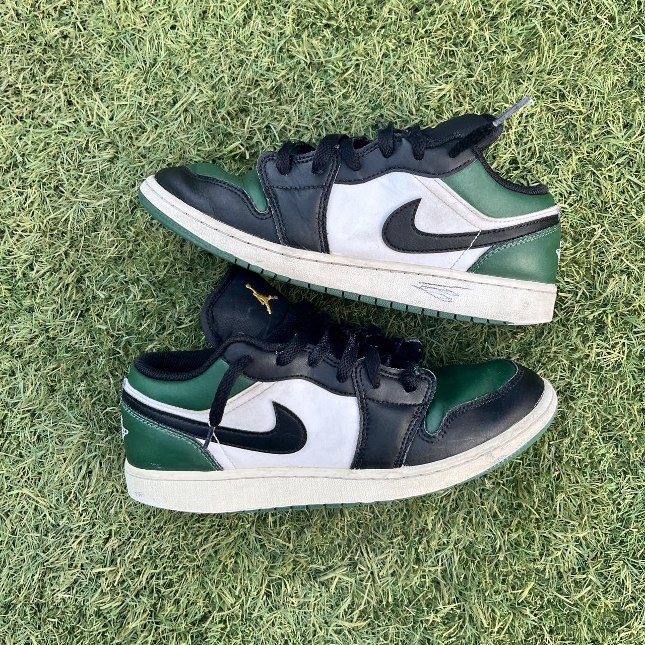 jordan 1 green white toe