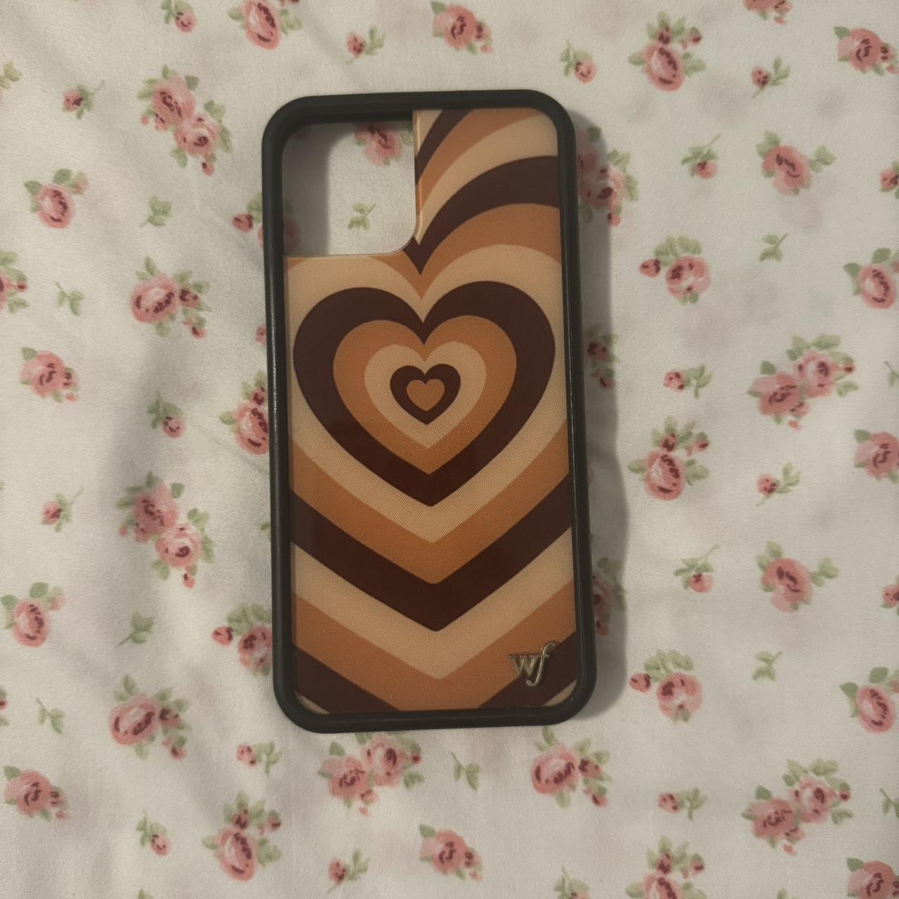 Wildflower Iphone 12 Brown Heart Wildflower Case Wildflower Latte