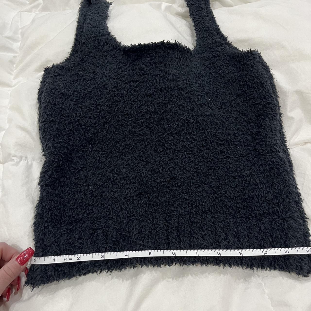 super cute skims 'cozy knit tank' in onyx / black 🖤 - Depop