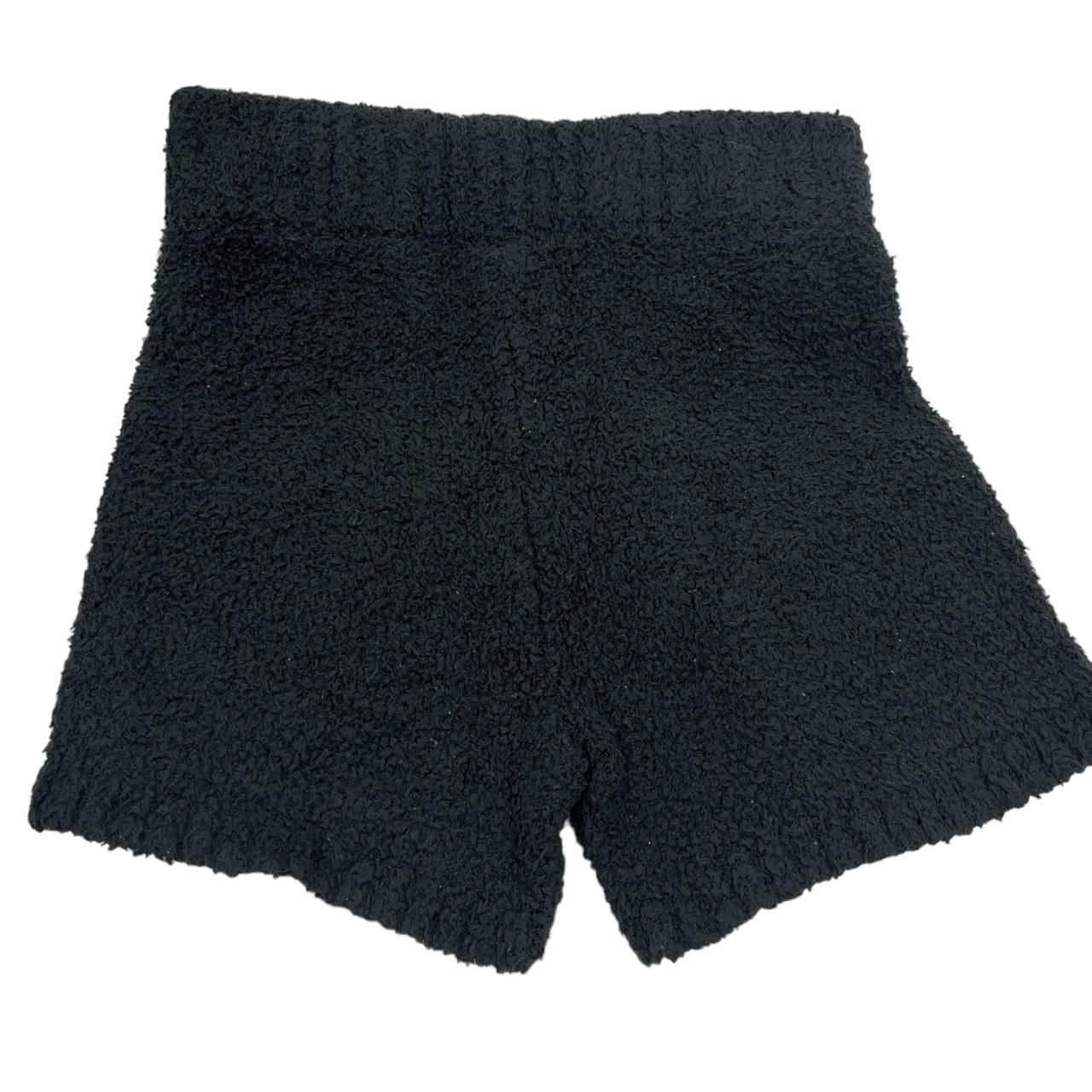 SKIMS Cozy Knit Shorts Size S/M Black #skims - Depop