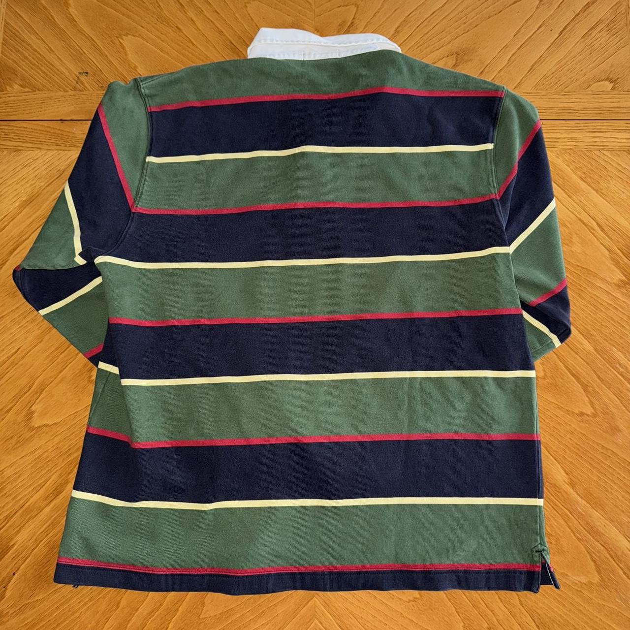 Mens Vintage Lands' End Rugby Shirt Men's Rugby... Depop