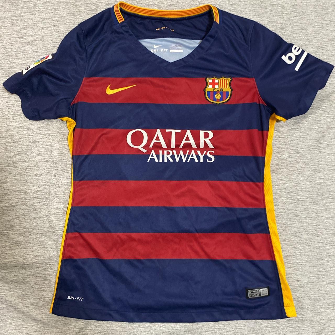 Women’s Nike FC Barcelona Messi Jersey -size medium... - Depop
