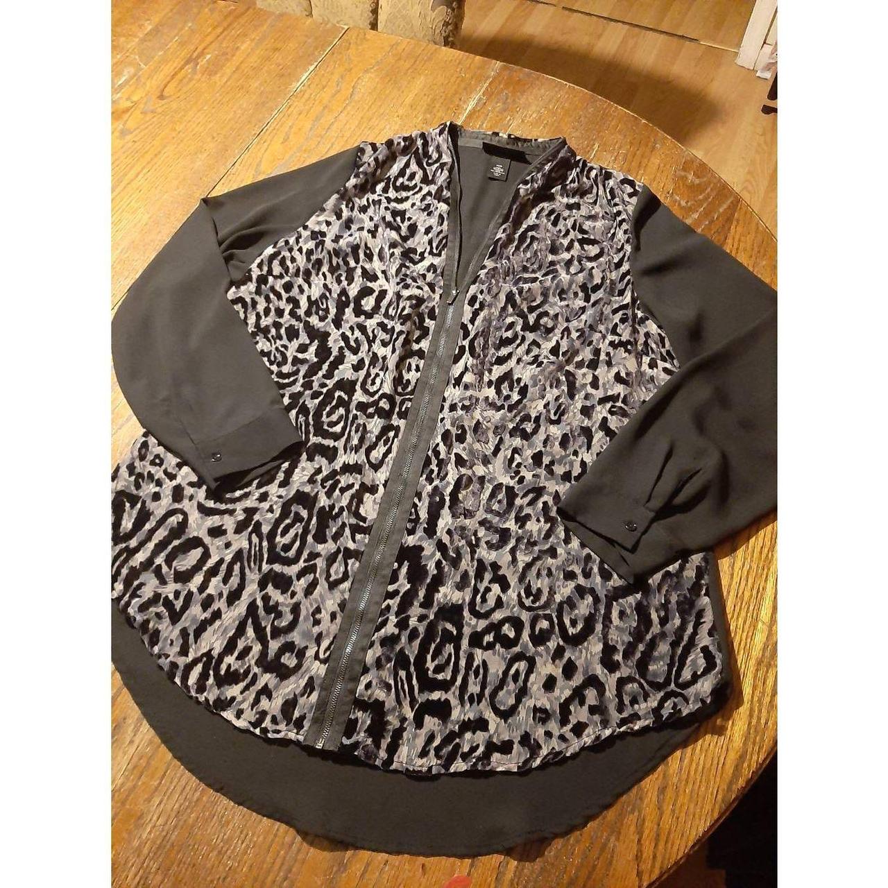 Lane bryant hotsell leopard jacket