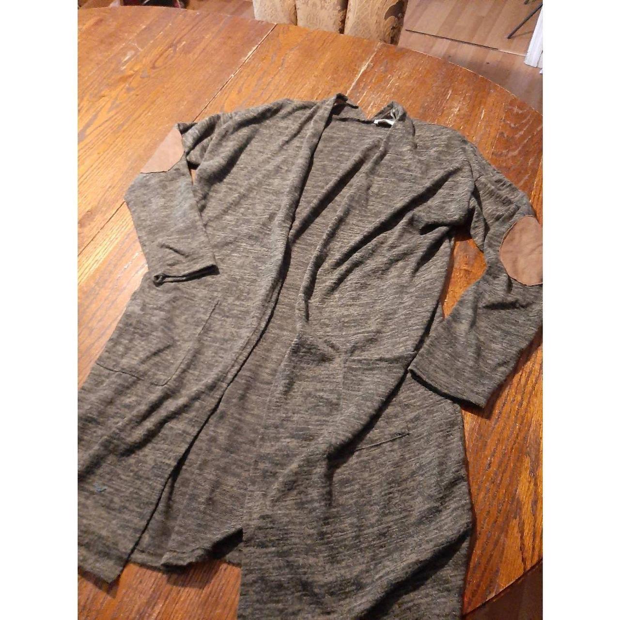 Lularoe Woman's Large Heather Black Cardigan EUC - Depop