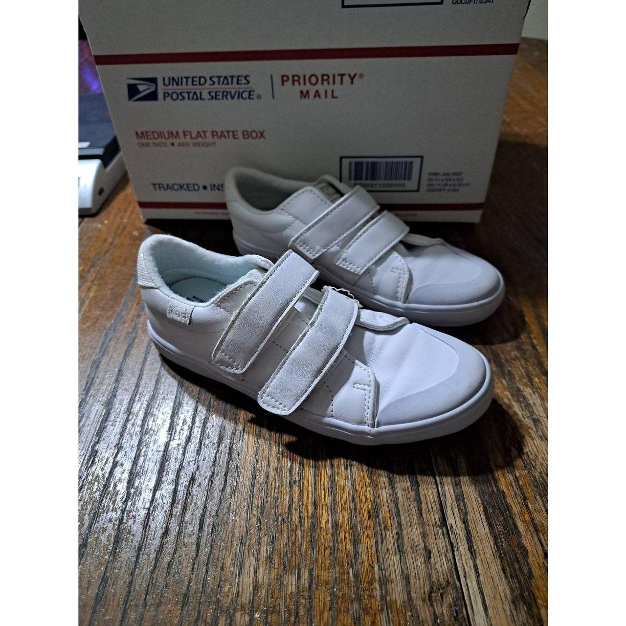 Keds store velcro white