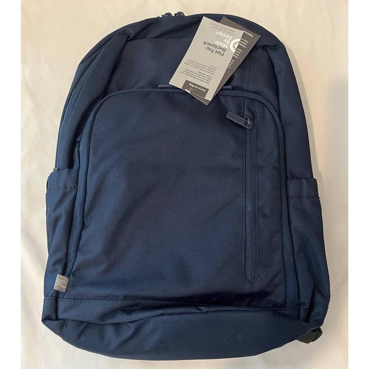 Navy Full Size Backpack - NWT - Ideal for school or... - Depop