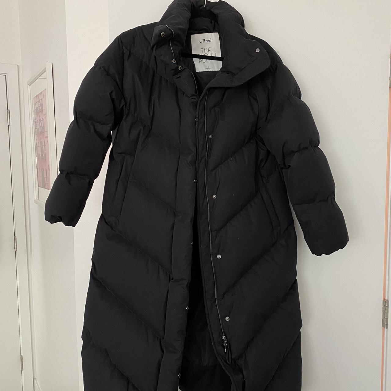 Aritzia Wilfred “The Cloud Puff” maxi length puffer... - Depop