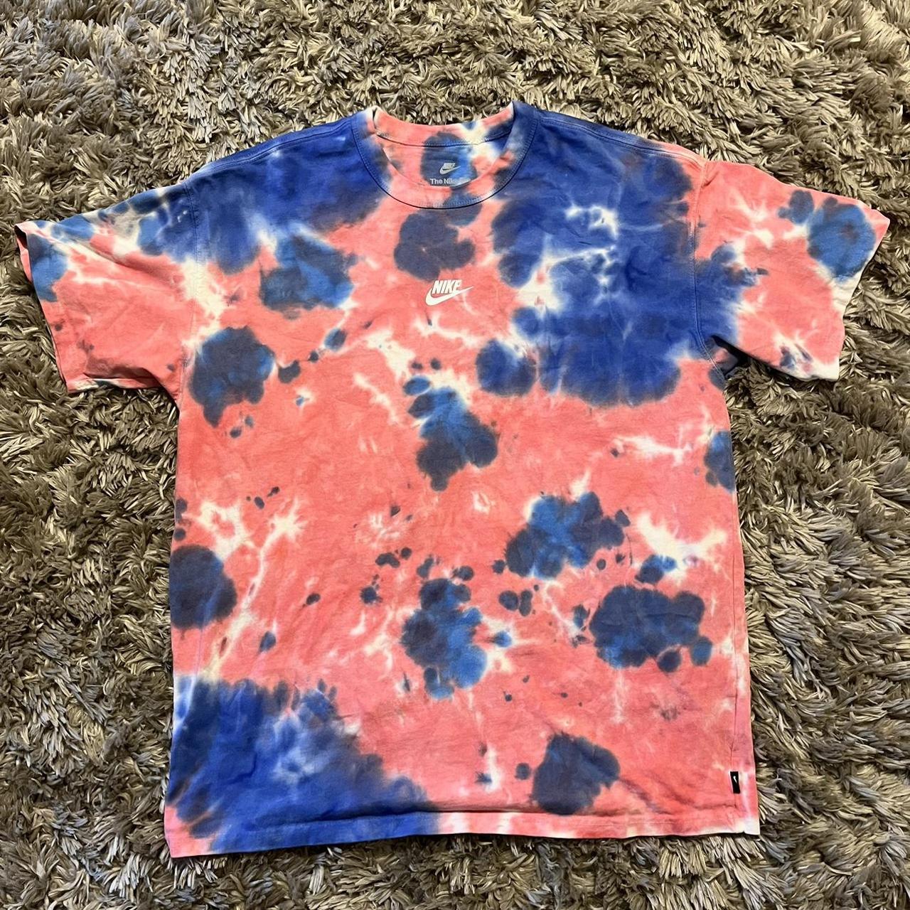 tie dye nike shirt mens
