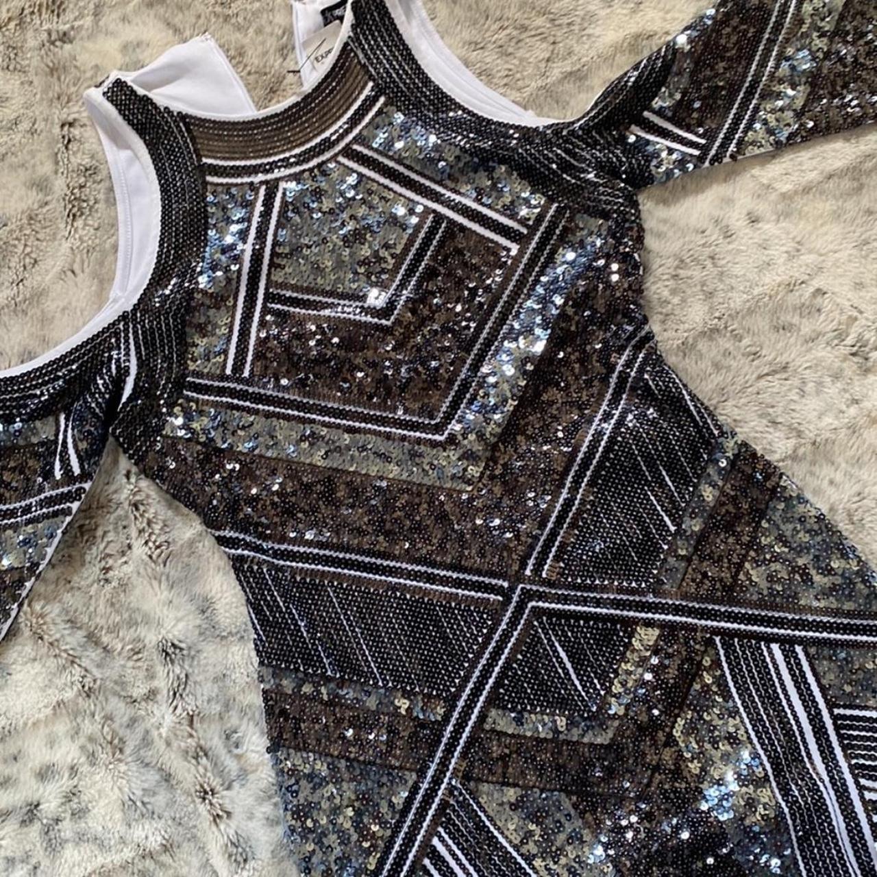 Express aztec sequin dress cheap