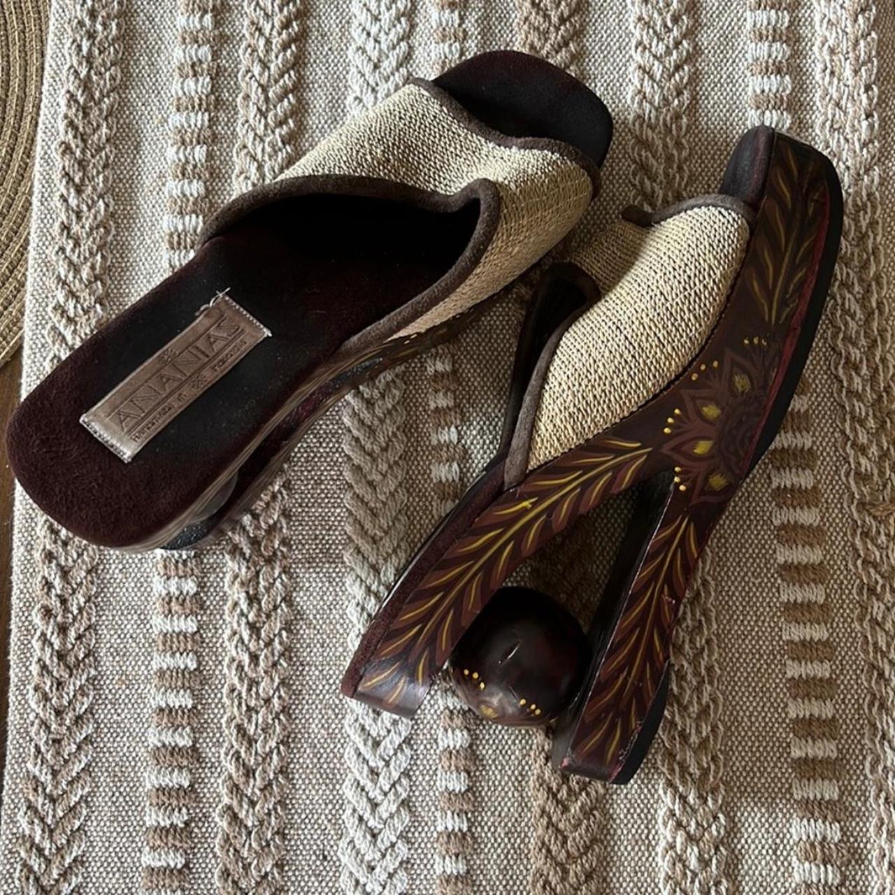 Ananias bamboo wooden wedges made in Depop