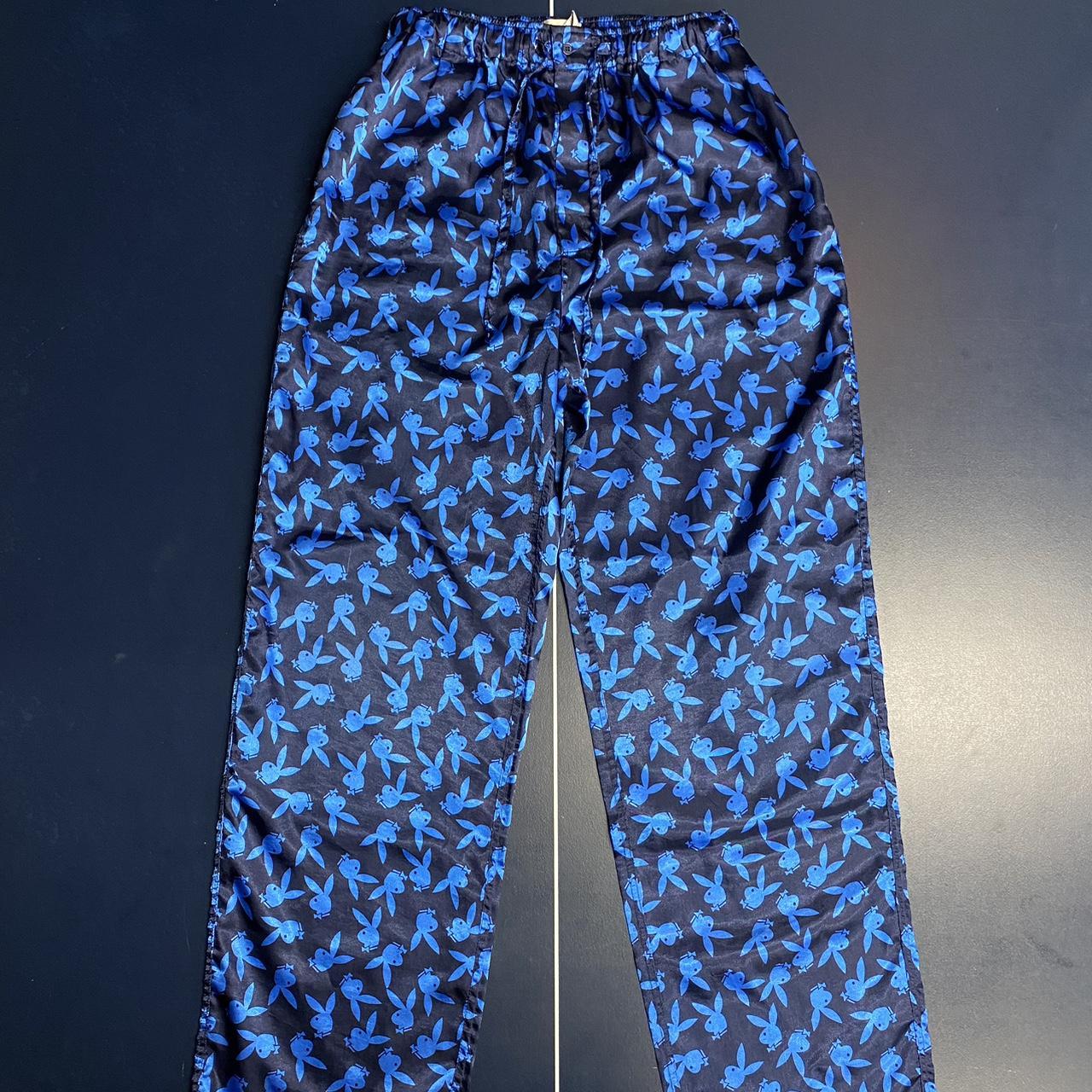 PlayBoy Pajama Pants, cool color way Good... - Depop