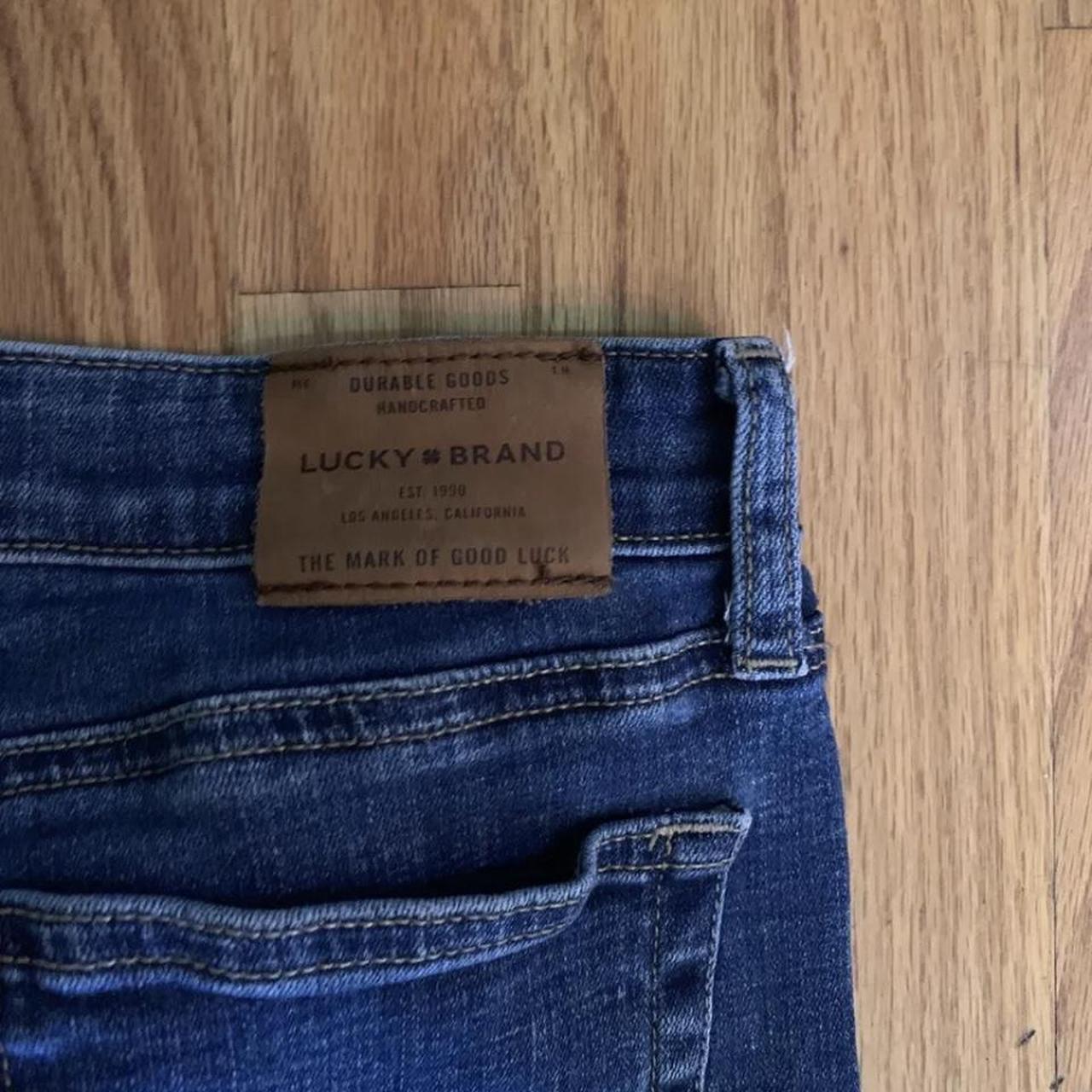 Lucky brand jeans, skinny fit stretch, size 6 waist,... - Depop