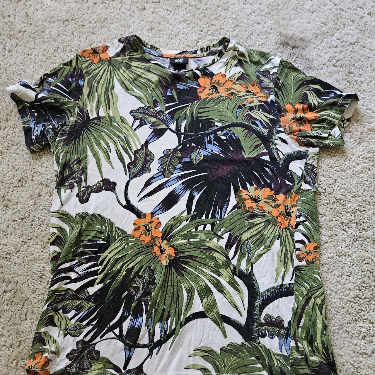 Tropical hotsell shirt h&m