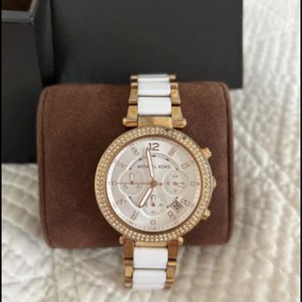 Michael kors watch 2025 with swarovski crystals