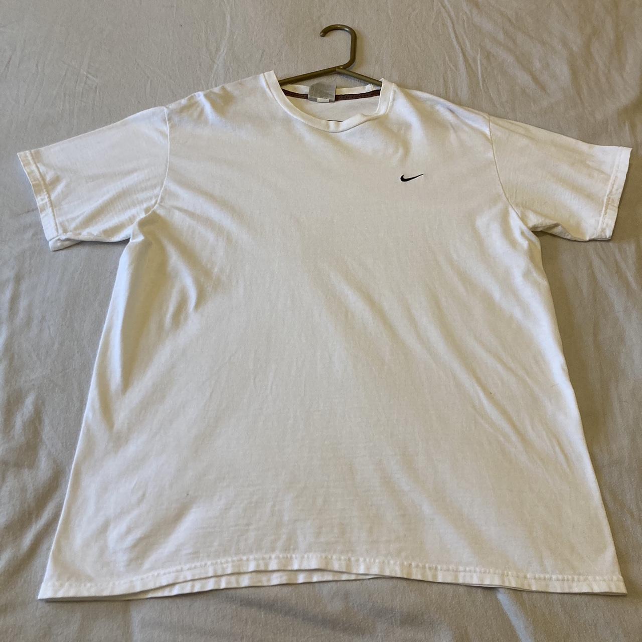 Nike T-shirt in size XL/TG Plain white T with the... - Depop