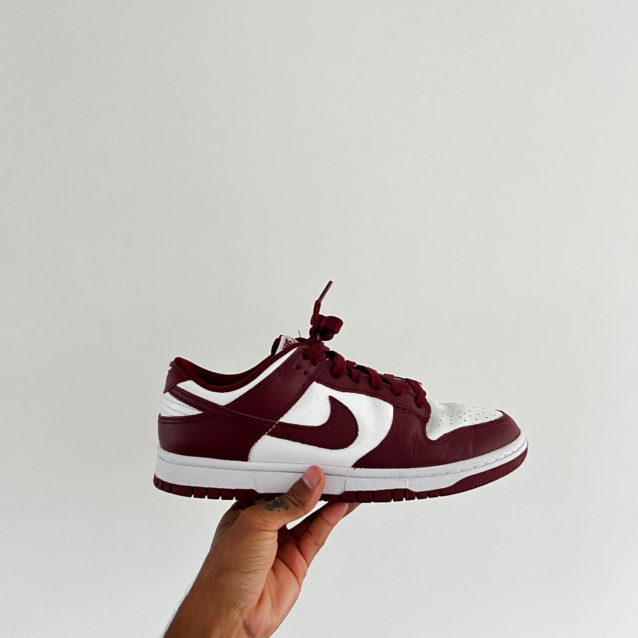 mens nike burgundy trainers