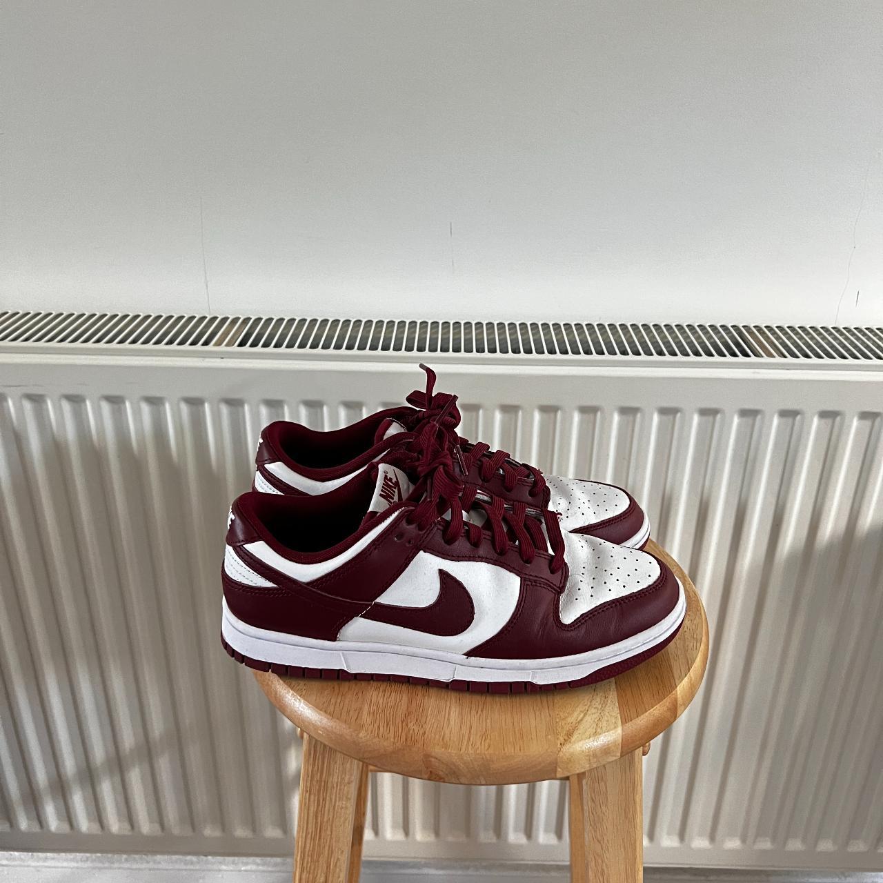 mens nike burgundy trainers