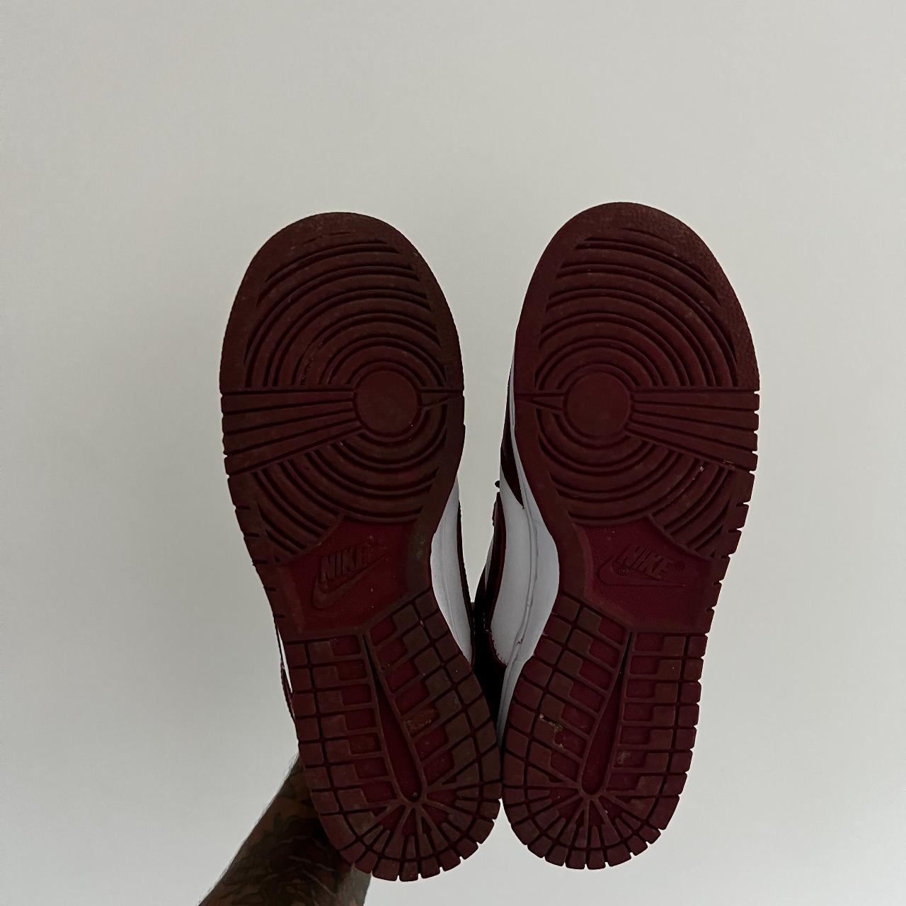 mens nike burgundy trainers