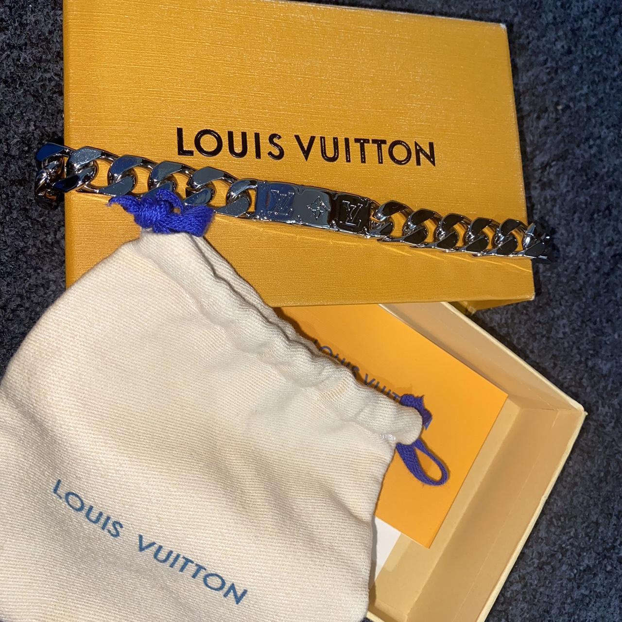 Upcycled Louis Vuitton Monogram Cuff Bracelet. - Depop